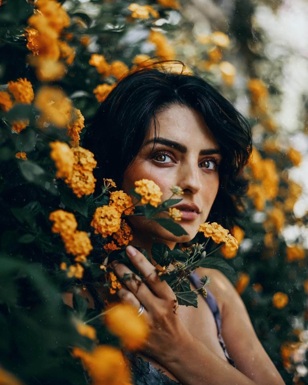 Lifestyle portrait with styled setting