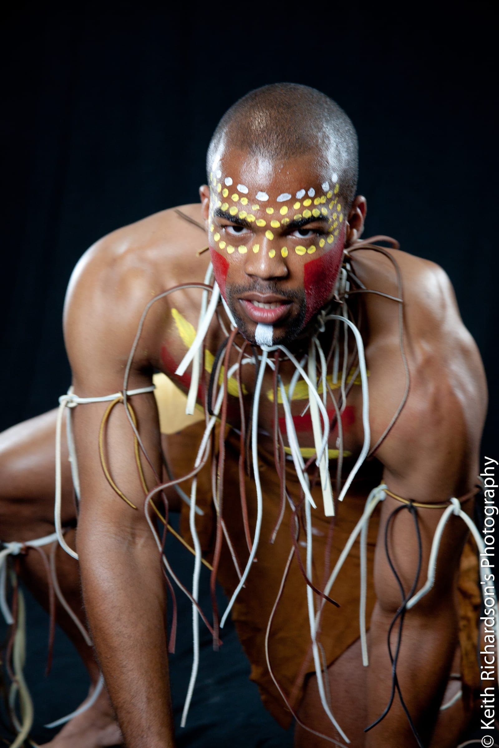 Tribal-inspired body art editorial